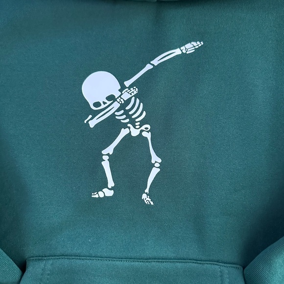 🧸 Sweatshirt for Boys _ Dancing Skeleton Print Trick Hooded Sweatshir❤️ - Picture 11 of 11